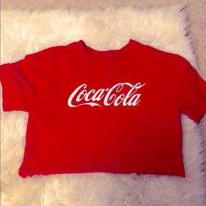 Crop Top Coca-Cola shirt 🥤❤️